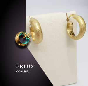 Brincos em Ouro 18K 4.5 Gramas