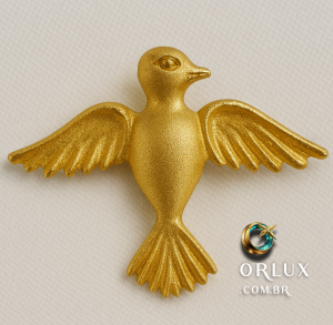 Pingente Pomba 6.2 gramas Ouro 18k